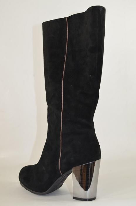 ZIGN KOZAKI DAMSKIE 100 % skora naturalna czarne 39