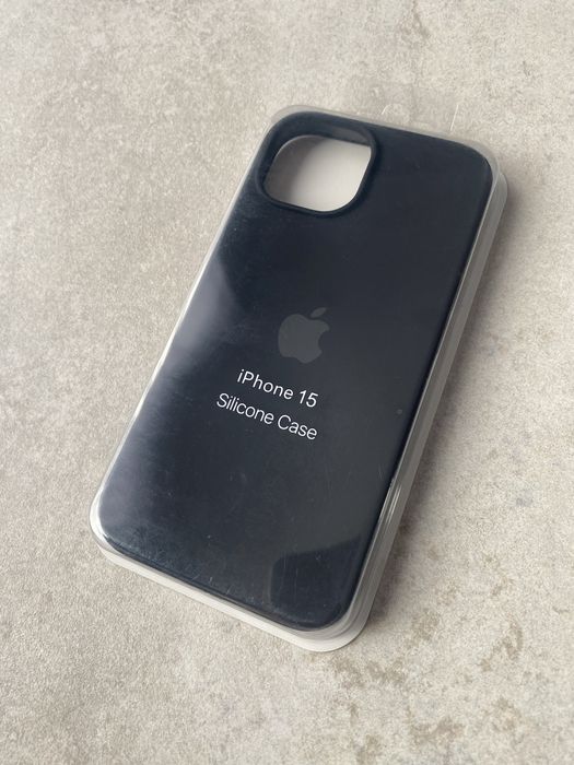 Etui silikonowe Iphone 15 czarne