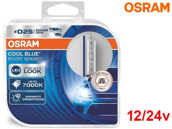 Lâmpadas Xenon 7000k Osram Cool Blue Boost D1s, D2s, D3s, D4s