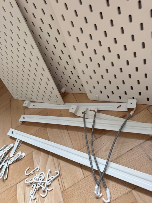 IKEA 2 tablice Skadis i akcesoria/ stan idealny