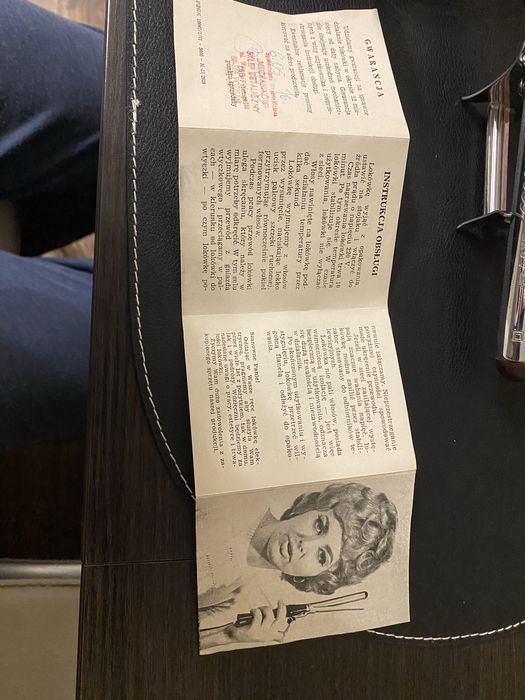 Lokowka elektryczna do wlosow Fala Poznan PRL 1976