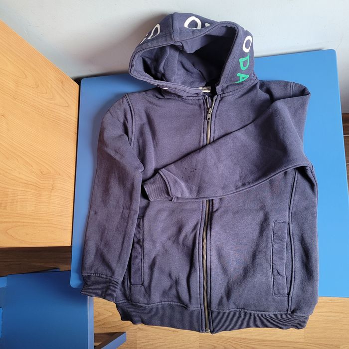 Bluza rozpinana z kapturem, zara 134 cm