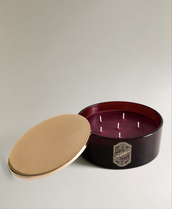(900 G) Vela Aromática GINGERBREAD Zara Home NOVO
