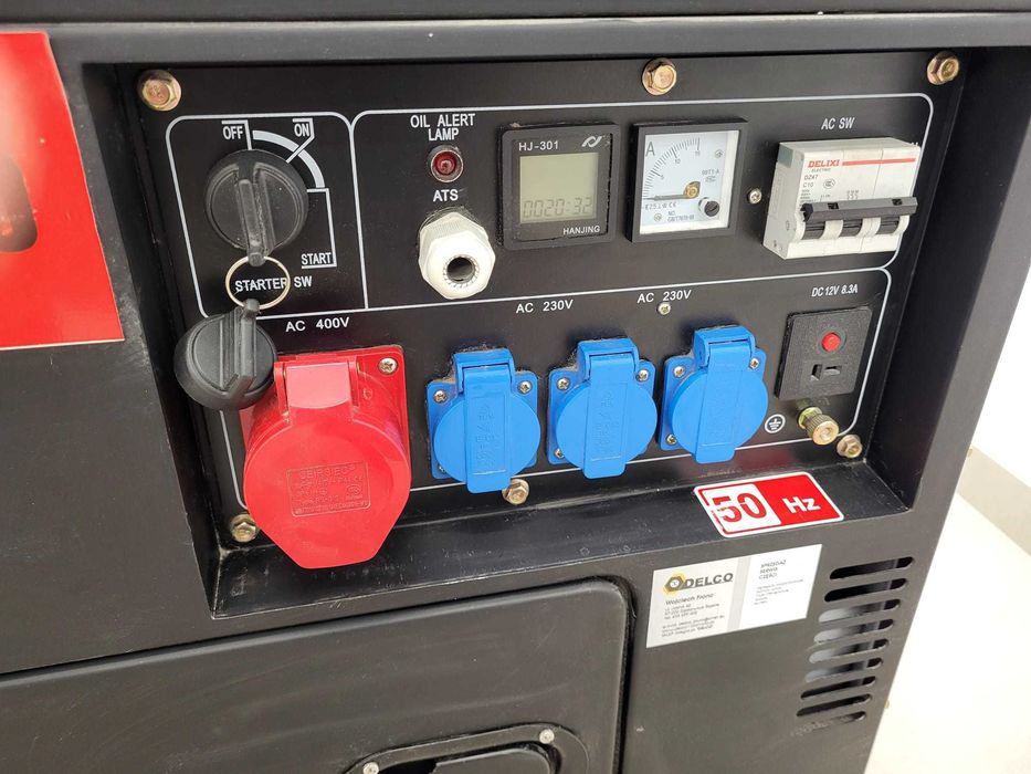 Agregat prądotwórczy KRAFTWELE SDG9800 Diesel 9,8 kW 400V 230V SILENT 20 mth