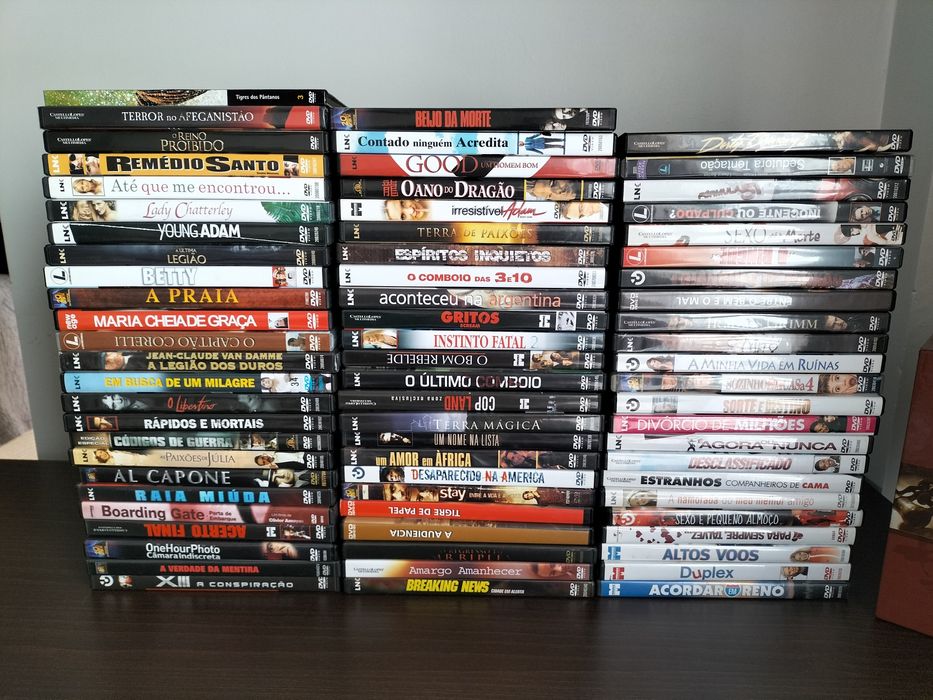 76 DVDs - €40 for the entire collection or €5 each - 1970s / 1980s / 1990s / 2000s64285801674753121