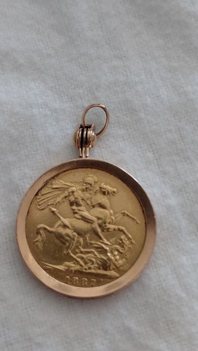 Libra Ouro com Aro 1887