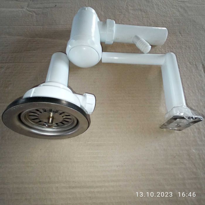 Мийка кухонна з кутовою столешнею