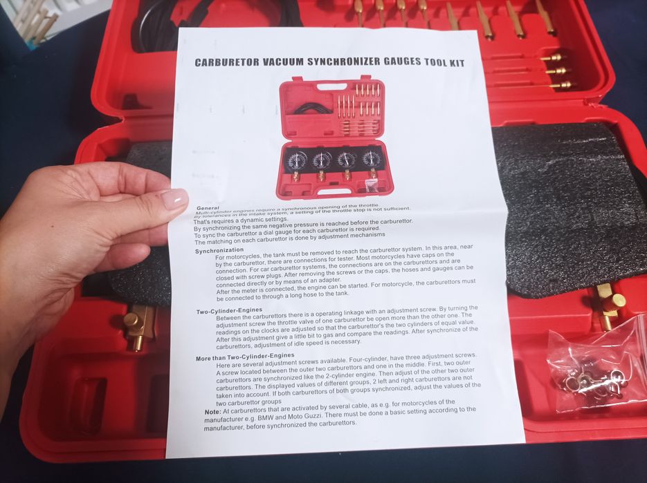 Wakuometry do synchronizacji gaźników nowe