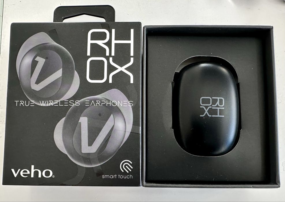 Auscultadores sem fios RHOX, sem uso, com gratantia!