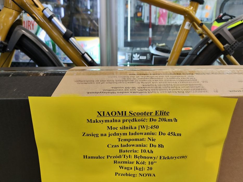 W2//Xiaomi/ Electric Scooter Elite Hulajnoga Elektryczna/ Nowa