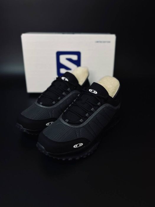 Термо кроссовки Salomon на меху Ватерпруф не поомокают, зимние кросовк