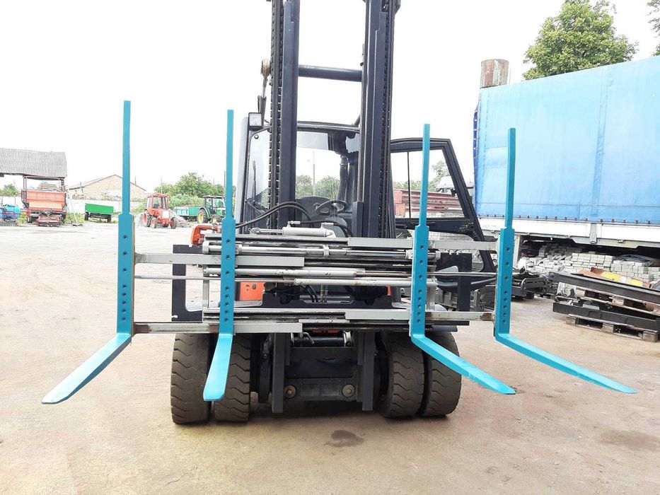 Позиціонер до навантажувача на 4 вили