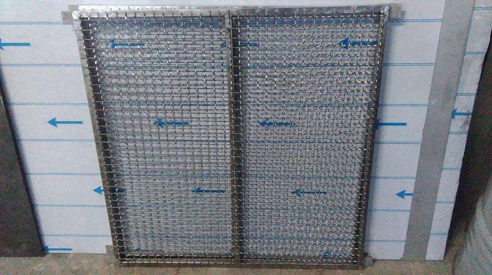 Siatka nierdzewna do wózków wędzarniczych