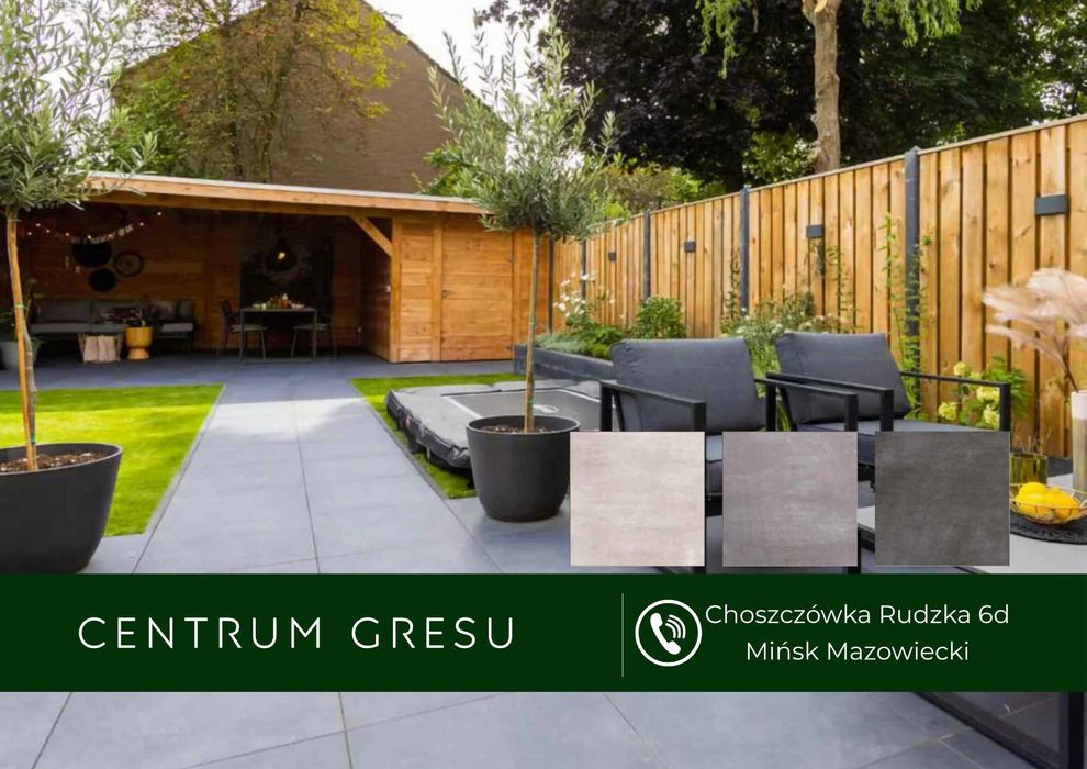 Płyta Bruk Bet Flow 60x60 4 cm Geoceramica Beton Taras Podjazd Garaż