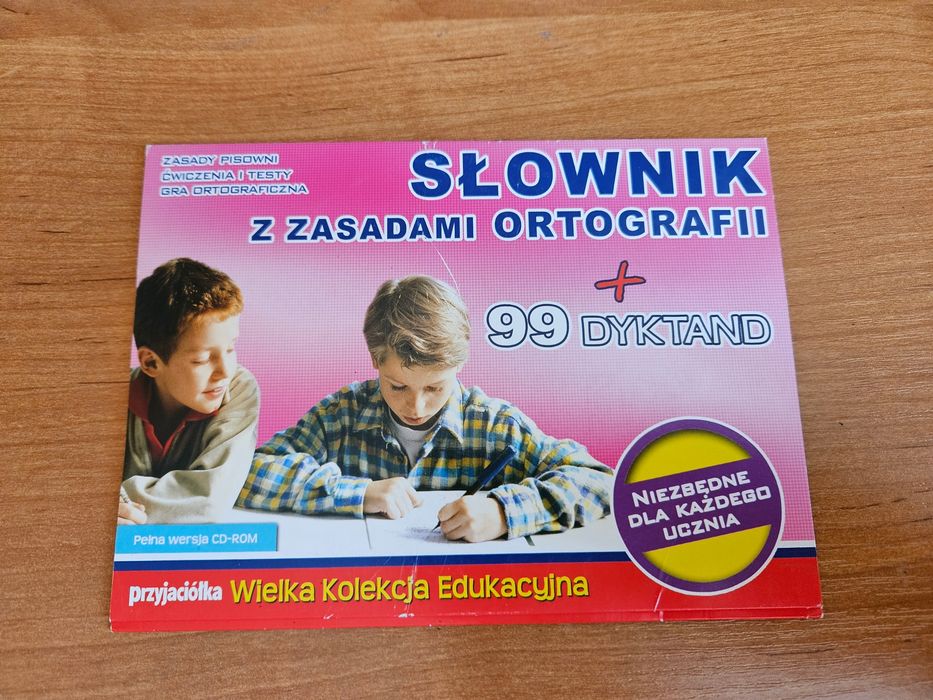 Słownik z zasadami ortografii + dyktanda