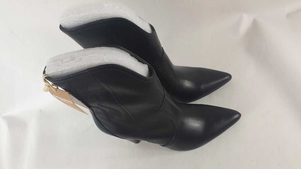 GIOSEPPO KURGAN botki kowbojki  nowe  CZARNE 38