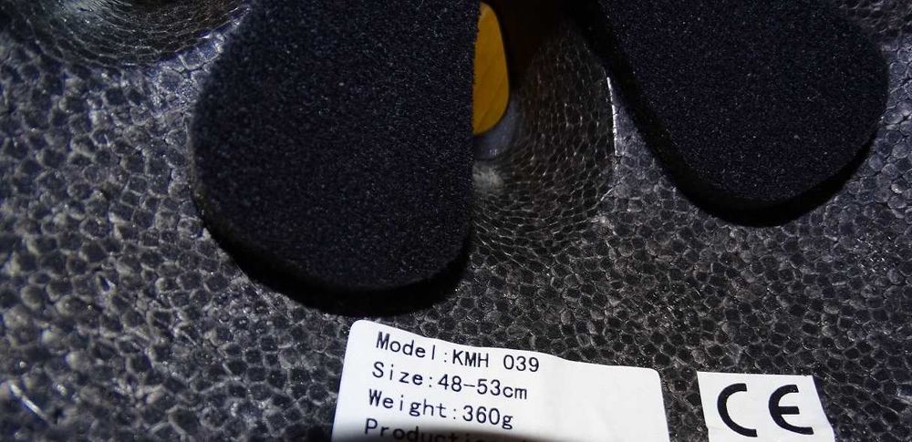 Kask Kiddimoto czarny 48-53 cm