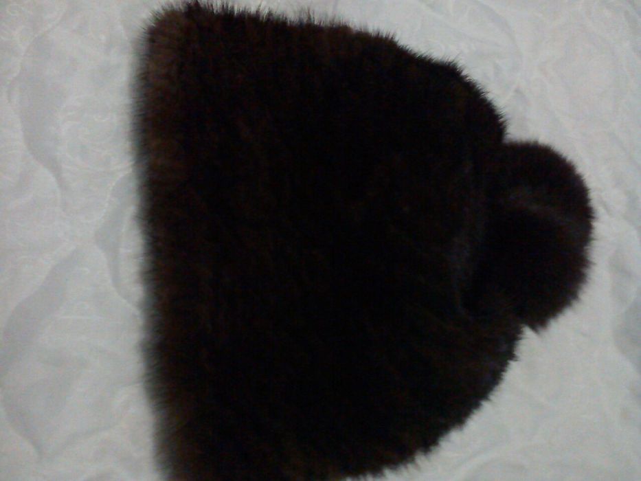 Шапка мех норки натуральний