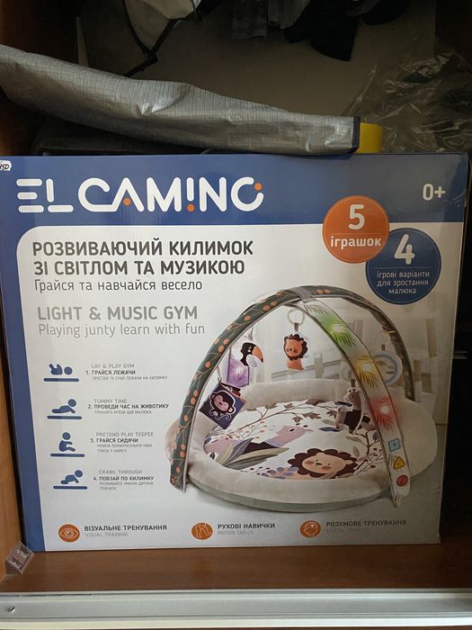Розвиваючий килимок зісвітлом та музикою El Camino