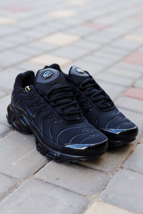 Кросівки Кроссовки Nike Air Max TN Black Чорний Чёрный Кросовки демісезон