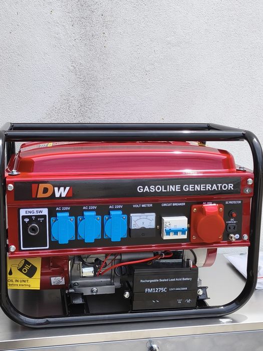 Gerador de energia 8500w com arranque eléctrico a bateria