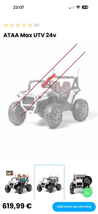 Jeep - Buggy - ATA MAX - branco