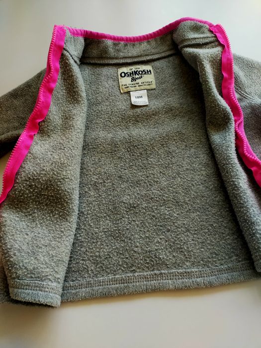 Флісова кофтинка на дівчинку 18 міс