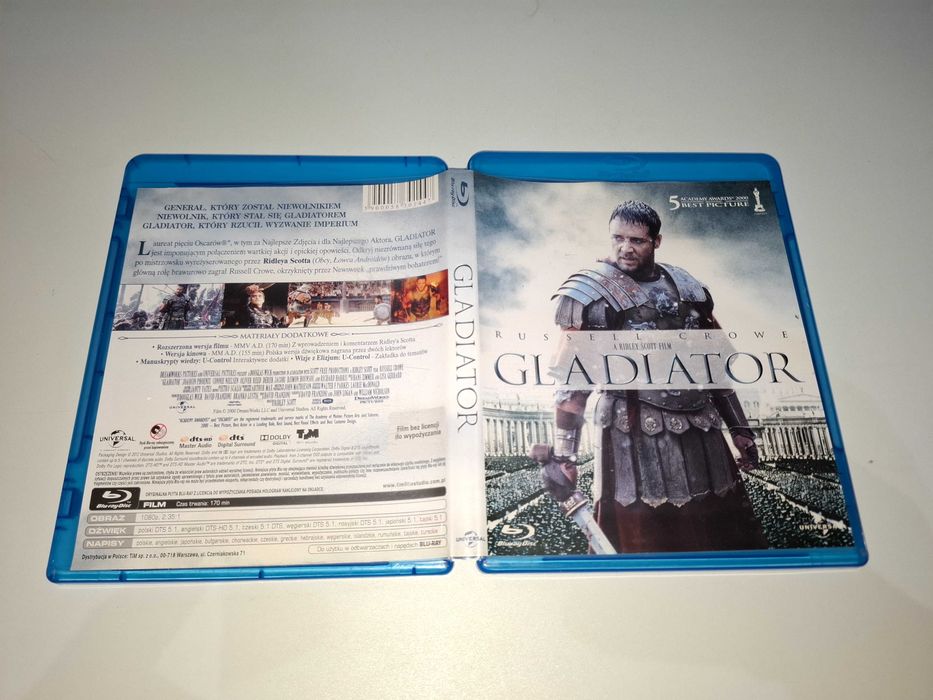 Gladiator [Polskie Wydanie] Film Blu-Ray