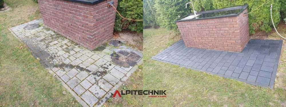Mycie dachów kostki brukowej elewacji impregnacja ALPITECHNIK