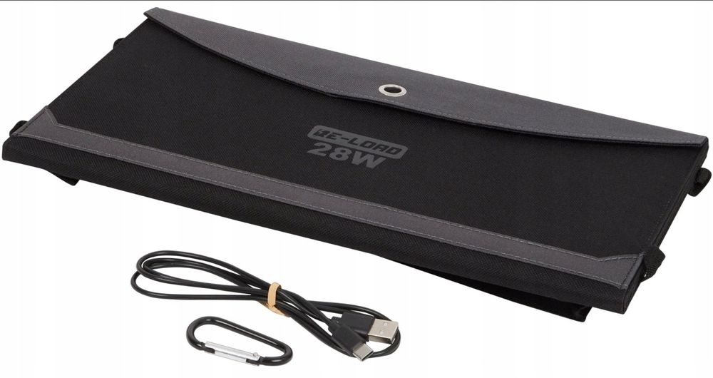 Ładowarka solarna składana Re-load 28W 4600 mAh USB-A USB-C panel słoneczny