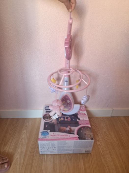 Móbile de berço Chicco Next2Dreams Rosa