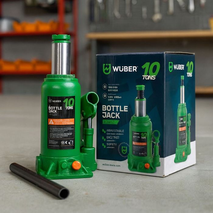 Podnośnik Samochodowy 200-405 Mm Słupkowy Hydrauliczny Lewarek 10Ton