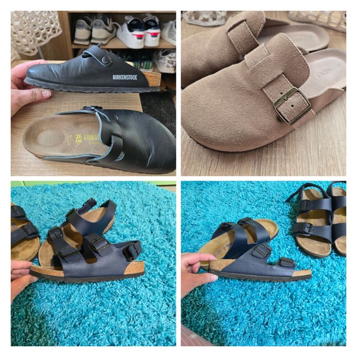 BIRKENSTOCK. Клоги Босоніжки  Сабо  Шльопанці  Натуральна шкіра як нові.