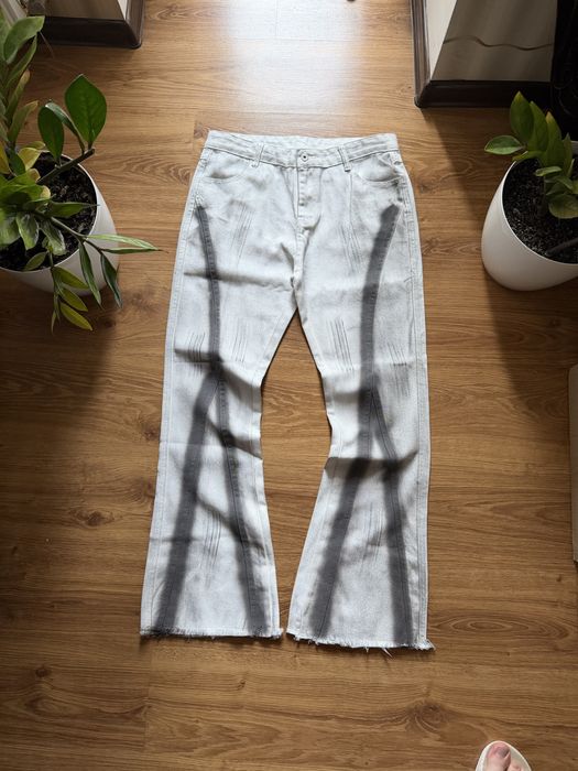 Кльош джинси opium flared jeans bootcut fit клеш фларед штани архів