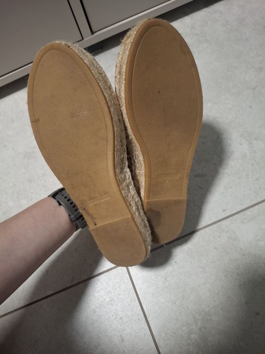 Mokasyny, buty slip on w kwiaty 37