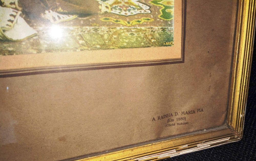 D. Maria Pia Em 1880 Cliché Bobone