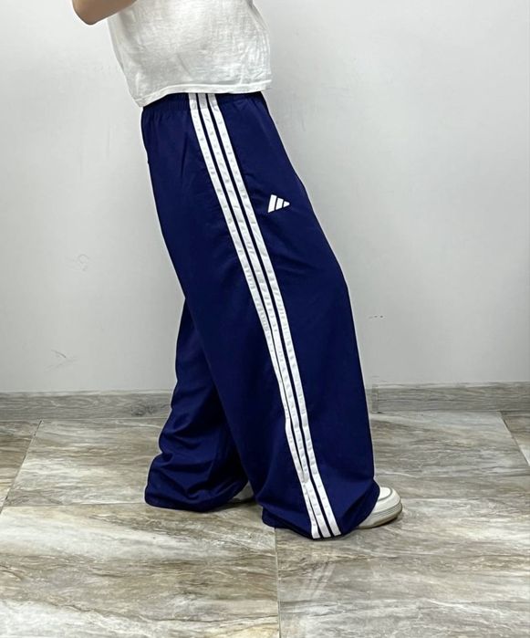 Нові широкі штани Adidas Trackpants baggy парашути на утяжках rap широкие штаны бегги Y-3