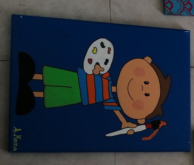 Vários quadros decorativos criança