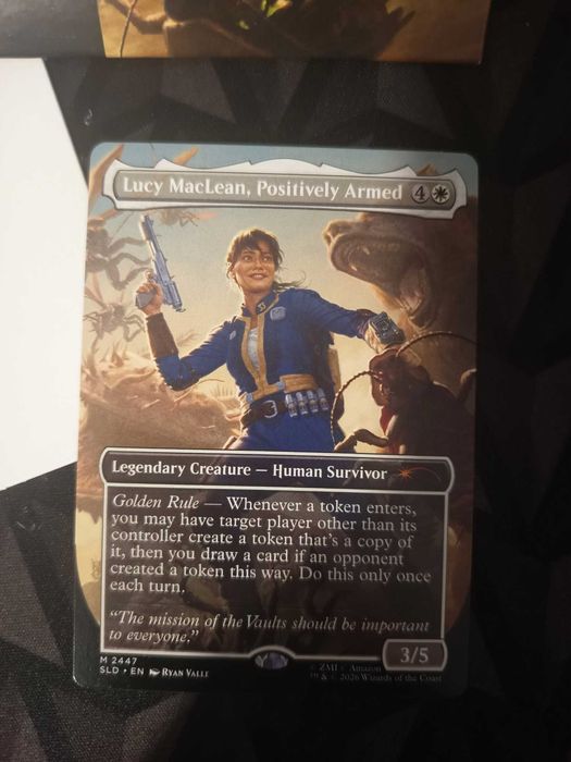 MTG Lucy MacLean Positively Armed Secret Lair Fallout Beyond Vault 33