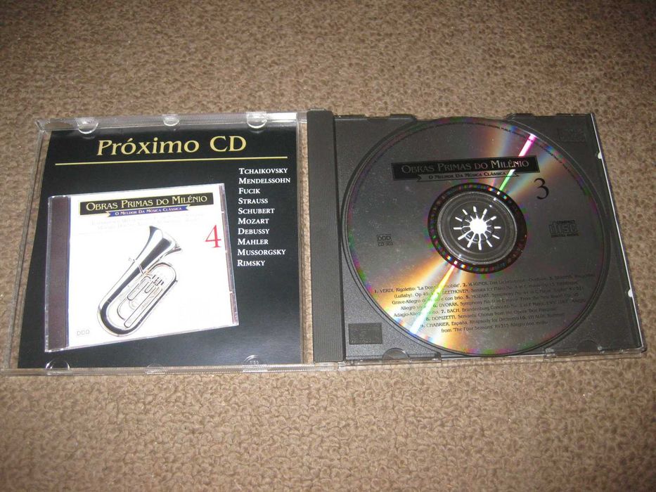 CD"Obras Primas do Milénio: O Melhor da Música Clássica" Portes Grátis
