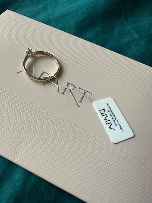 Pierścionek apart rozmiar 16