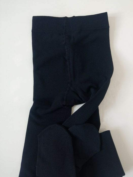 Ergee Nowe ciepłe czarne rajstopy damskie r M/42/44