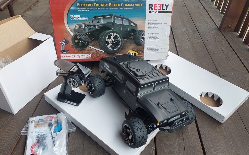 RC Reely Black Commando, Bezszczotkowy, 2,4 GHz, RTR.