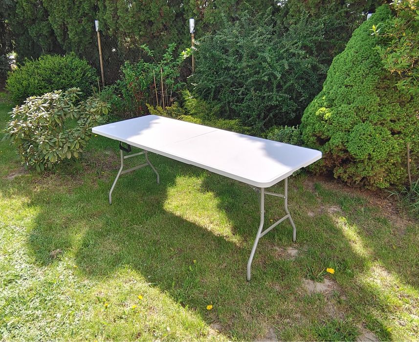 TEKUNO NOWY stół składany cateringowy, ogrodowy wymiary 180x70x74 cm