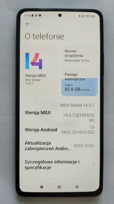 Smartfon Redmi Note 10 Pro Onyx Gray