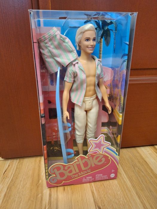 Lalka ken plażowy plaża Beach barbie the movie na ciałku eric mattel