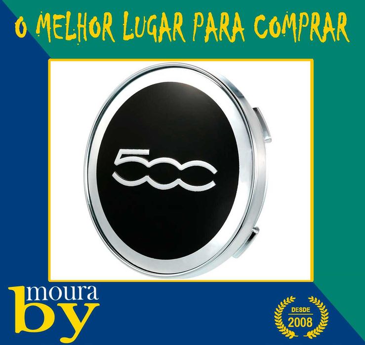 Centro de roda completo Fiat ou abarth de 56mm 60mm 133mm