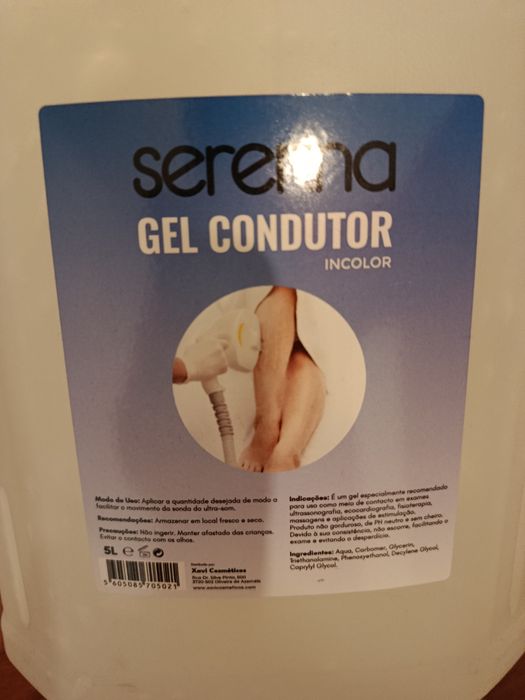 Gel condutor para depilação
