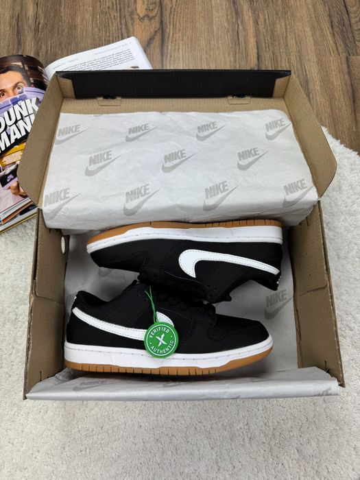 Мужские кроссовки NIke SB Dunk Low "Black-White" 40-45