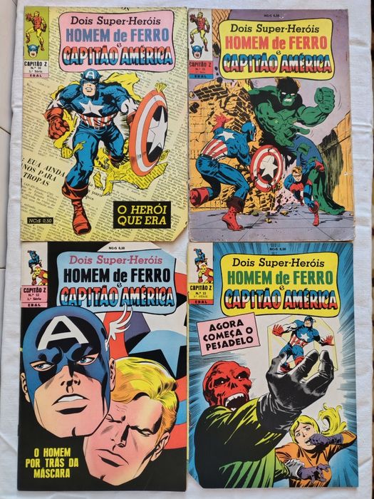 21 Revistas, Capitão América & Homem de Ferro (EBAL) - Banda Desenhada